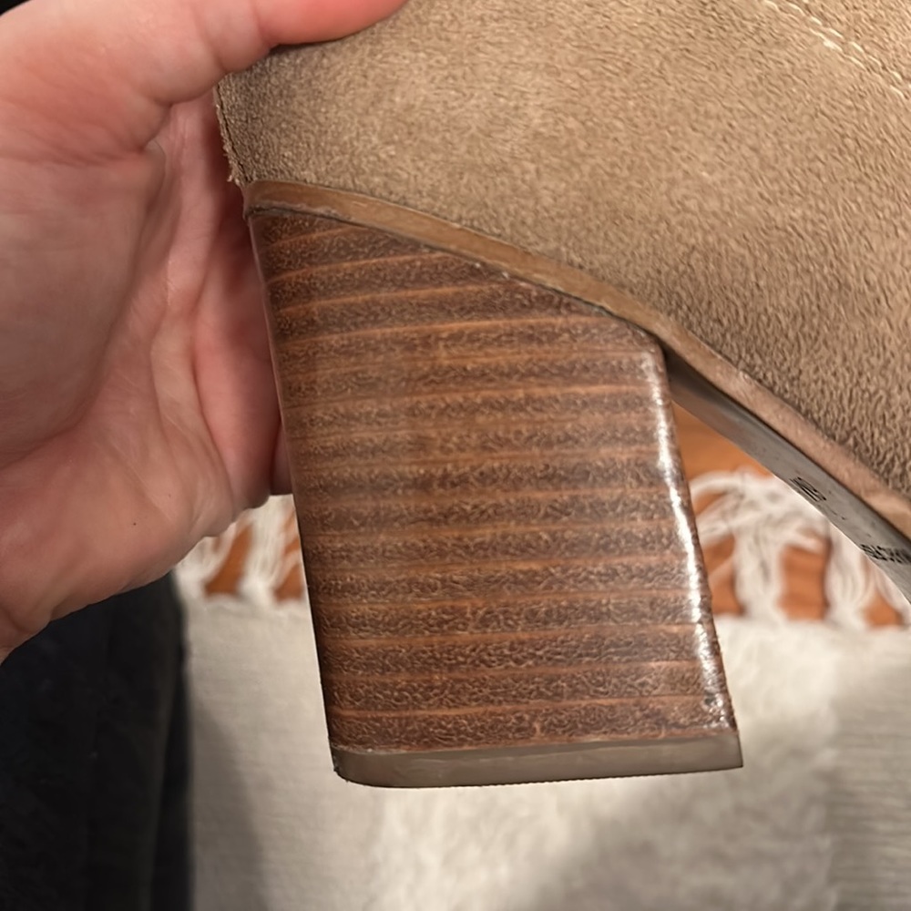 Marc Fisher Brown Suede Boots - Picture 3 of 5